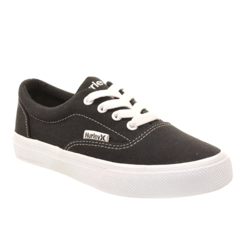 Hurley Dark Gray Boys Canvas Sneakers. Youth Size 13. Brand New In Box